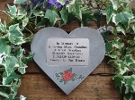 Personalised Heart with Plaque 2